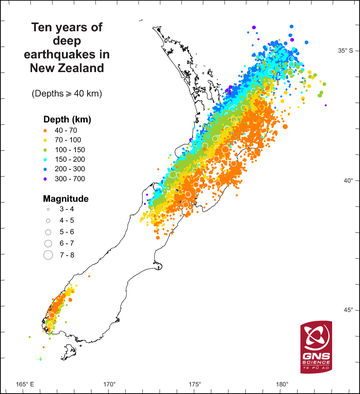 map of new zealand earthquake. New Zealand Earthquakes: